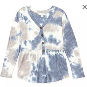 📦LAST CHANCE: Donating📦 Como Vintage | Tie-Dye Peasant Top